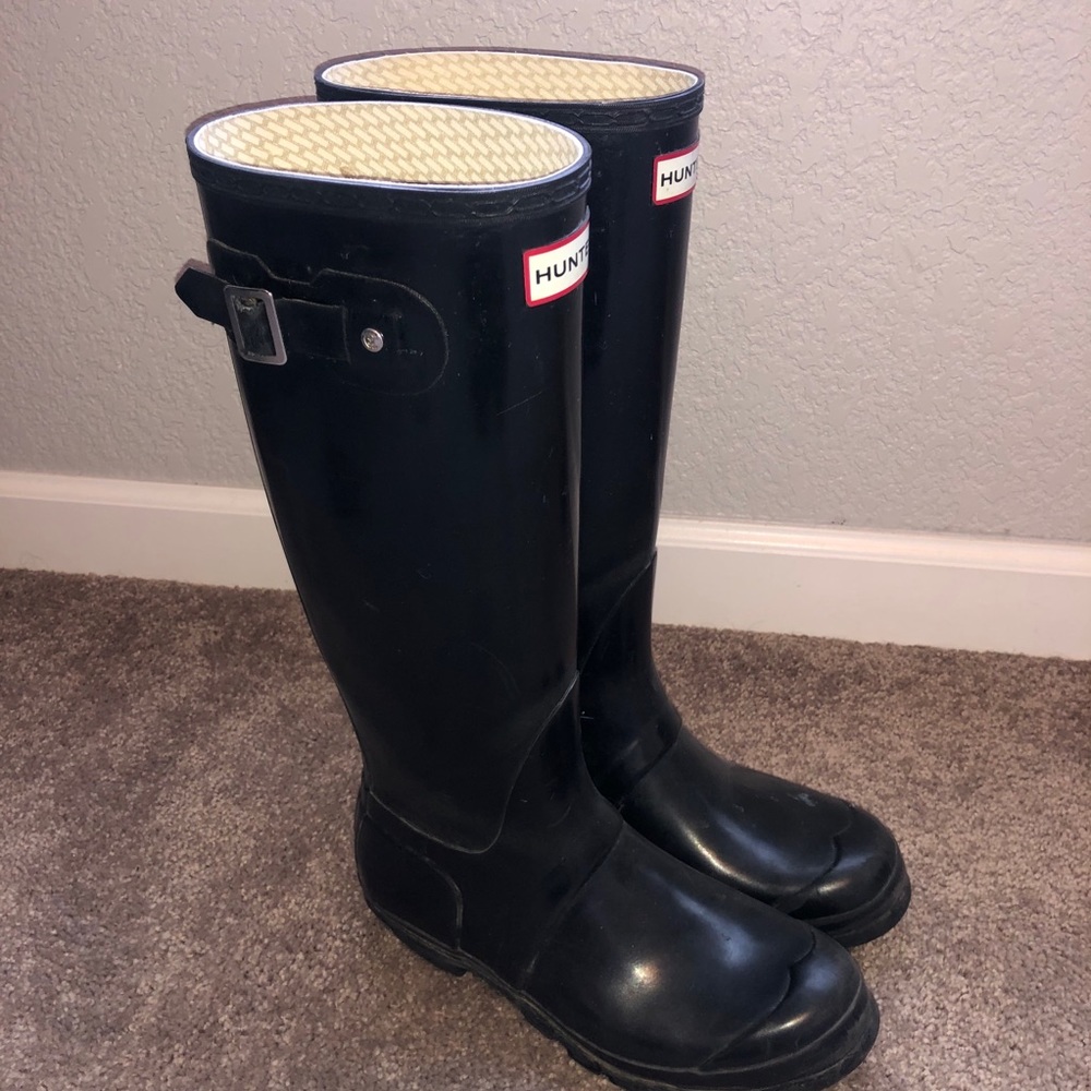 Tall Hunter rain boots